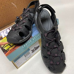 Khombu Ashley Ladies Sandals - NEW - Size 10  Black